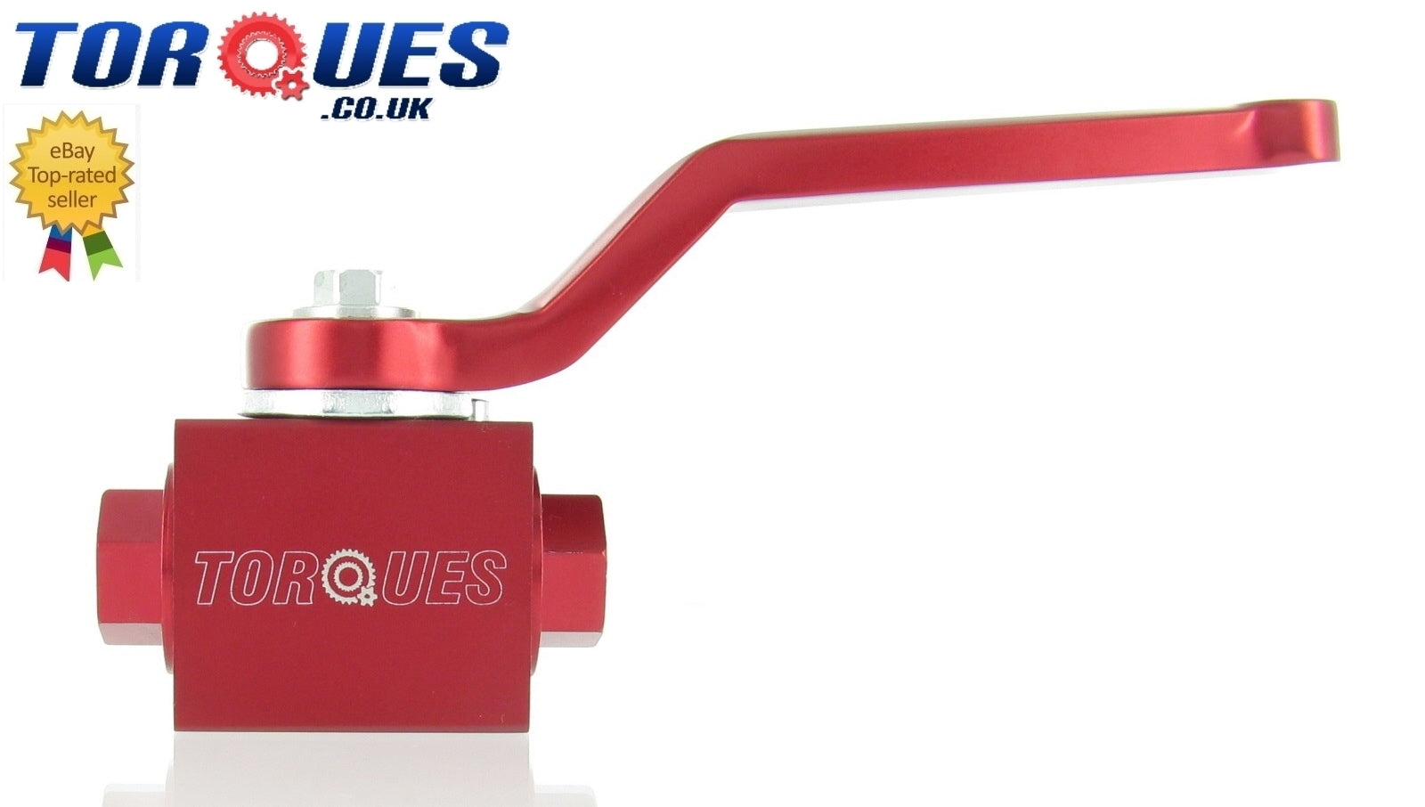 Brake Line Lock Shut Off Valve 1/8" NPT Billet Aluminium Red by Unbranded