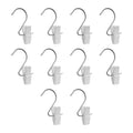White Plastic Laundry Hook Clips Clothes Pin Retail Fixture