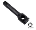 Cr-mo 3/4" Dr. Air Impact Extension Bar Socket Adapter 8"/200mm