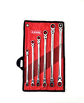 8x9-17x19mm 6pc Extra Long Double Flexible Head Ratchet Ring Spanner