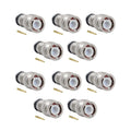 Silver Adapter Bnc Compression Connector For Cctv Camera Rg6 Coax