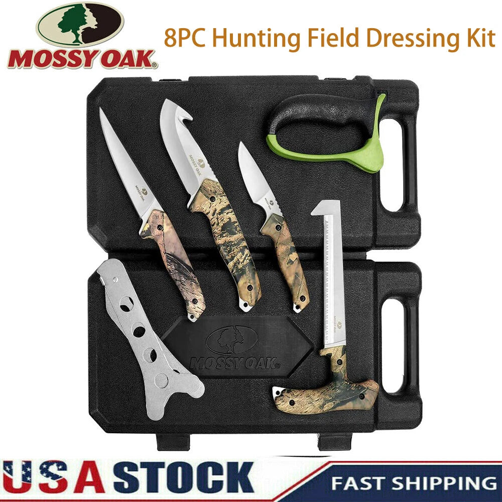 Mossy Oak Hunting Field Dressing Kit Portable Butcher Game Processor