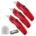 Workpro Retractable Utility Knife Quick Change Blade Heavy Duty Box