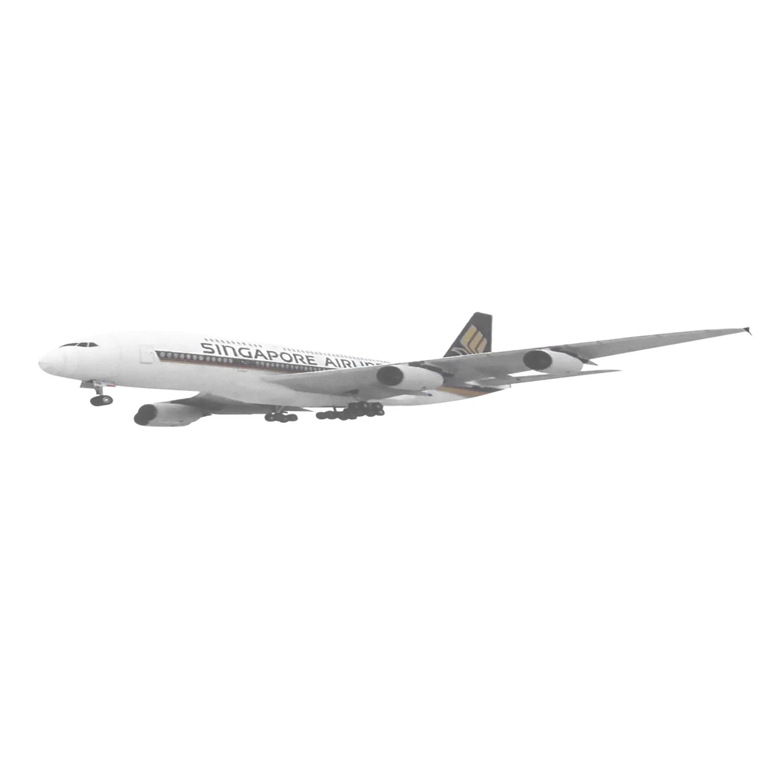 1/120 A380 Singapore Airlines Civil Airliner Paper Model Aircraft