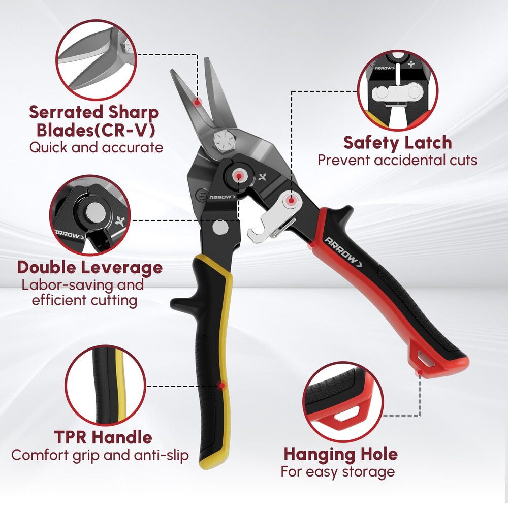 ARROW 8-inch Tin Snips by ARROW