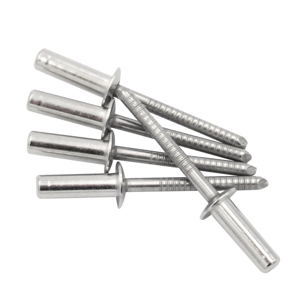 100xStainless Steel Closed End Domed Blind Rivets 1/4" M6.4 Diameter ISO 15973