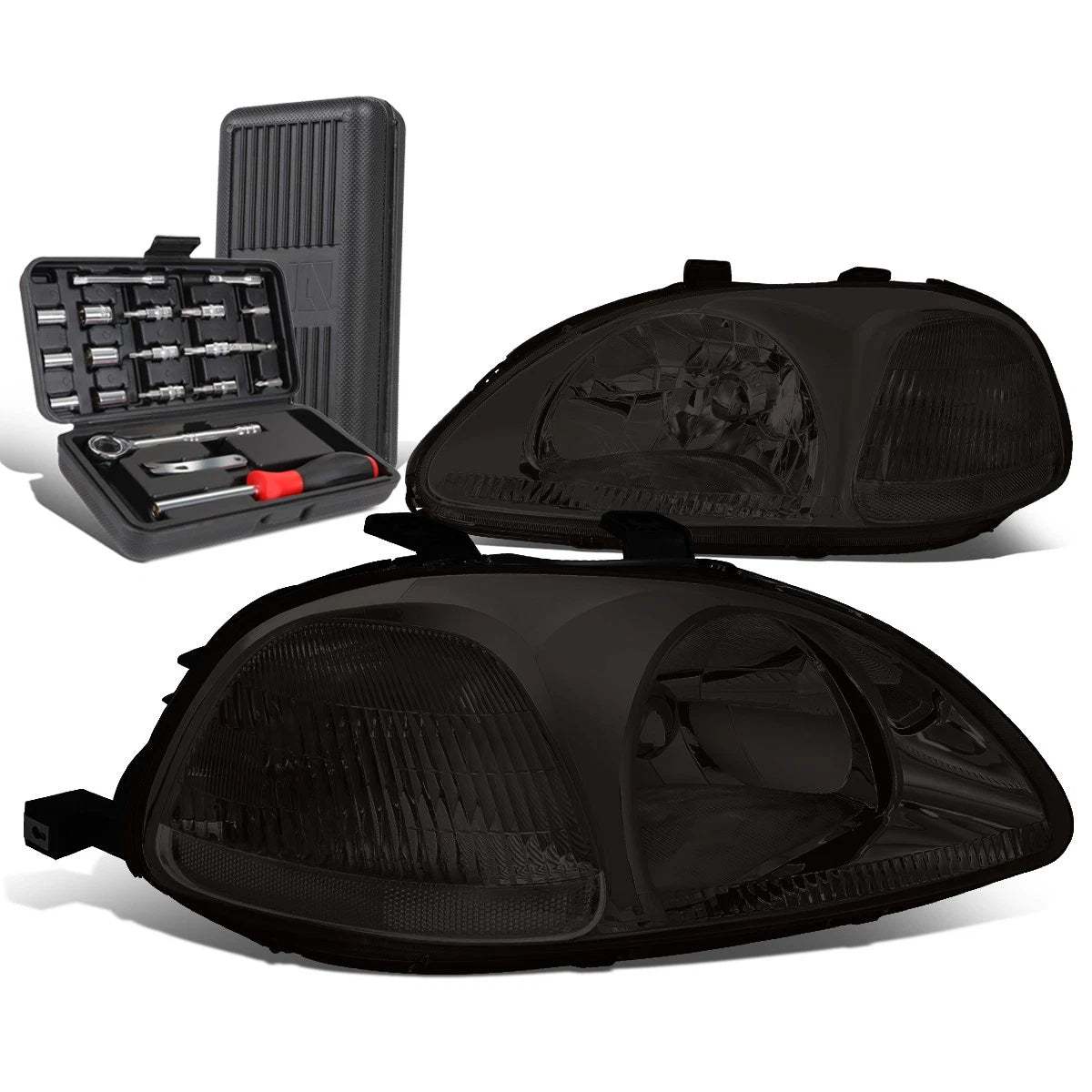 For 1996-1998 Honda Civic Pair Smoked/clear Signal | Built Supply Co
