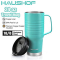 HAUSHOF 24oz Stainless Steel Travel Mug by HAUSHOF