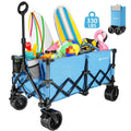VILLEY Collapsible Foldable Wagon 220L Heavy Duty Extended Folding