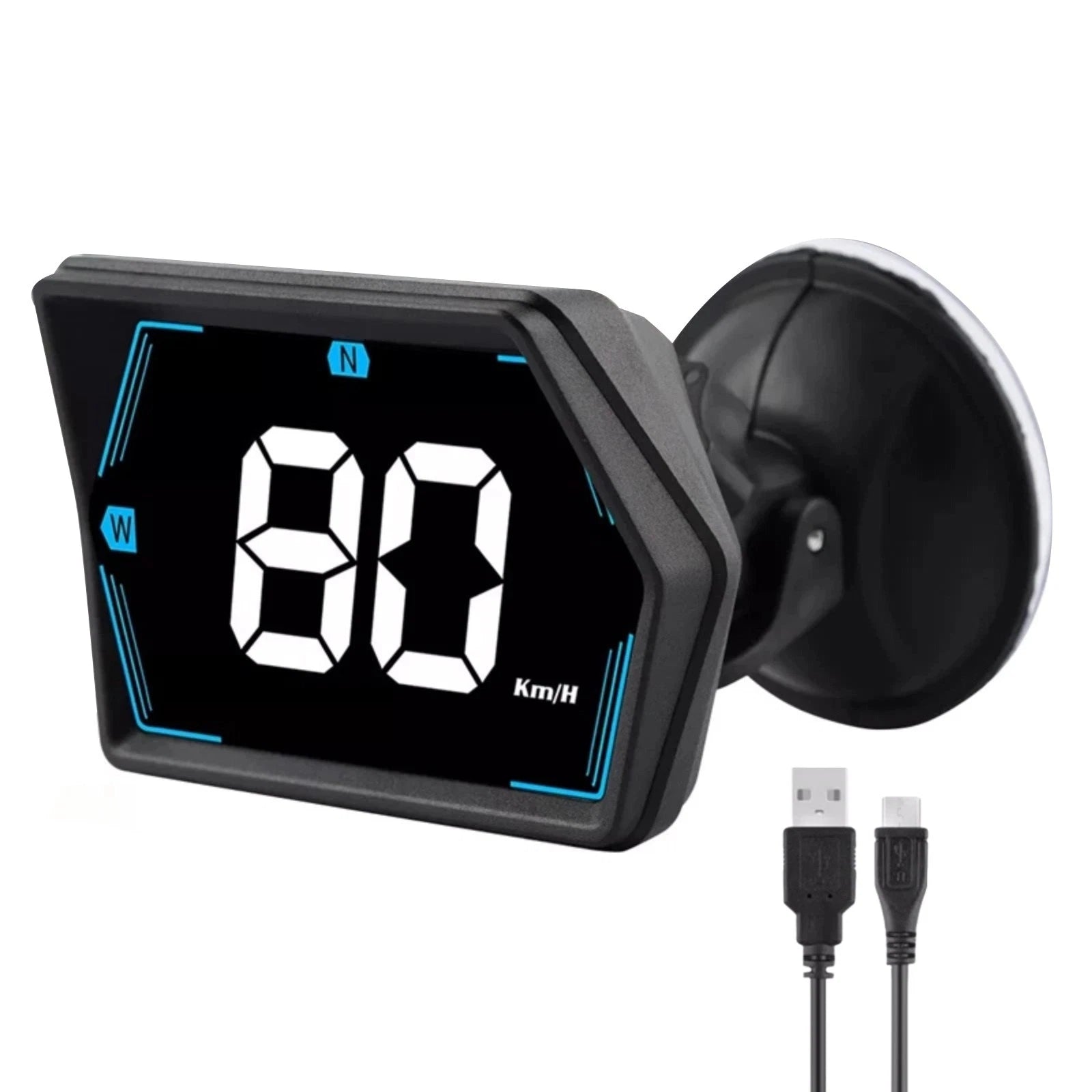 Hud Gps Head Up Display Speedometer Odometer Car Digital Speed
