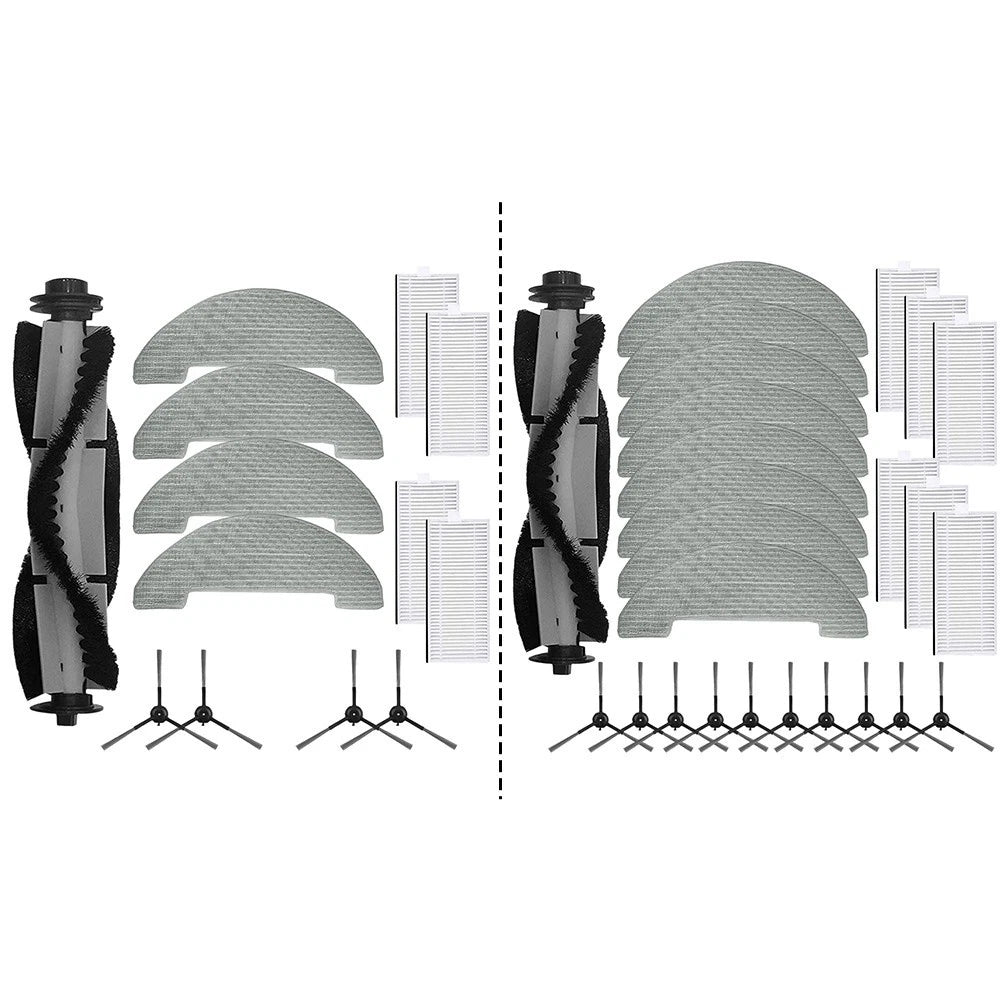 Complete Main Side Brush Filter Mop Cloth Kit For Monsga Mr1 For