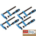 Neilsen 4pc F Clamps 150mm Heavy Duty