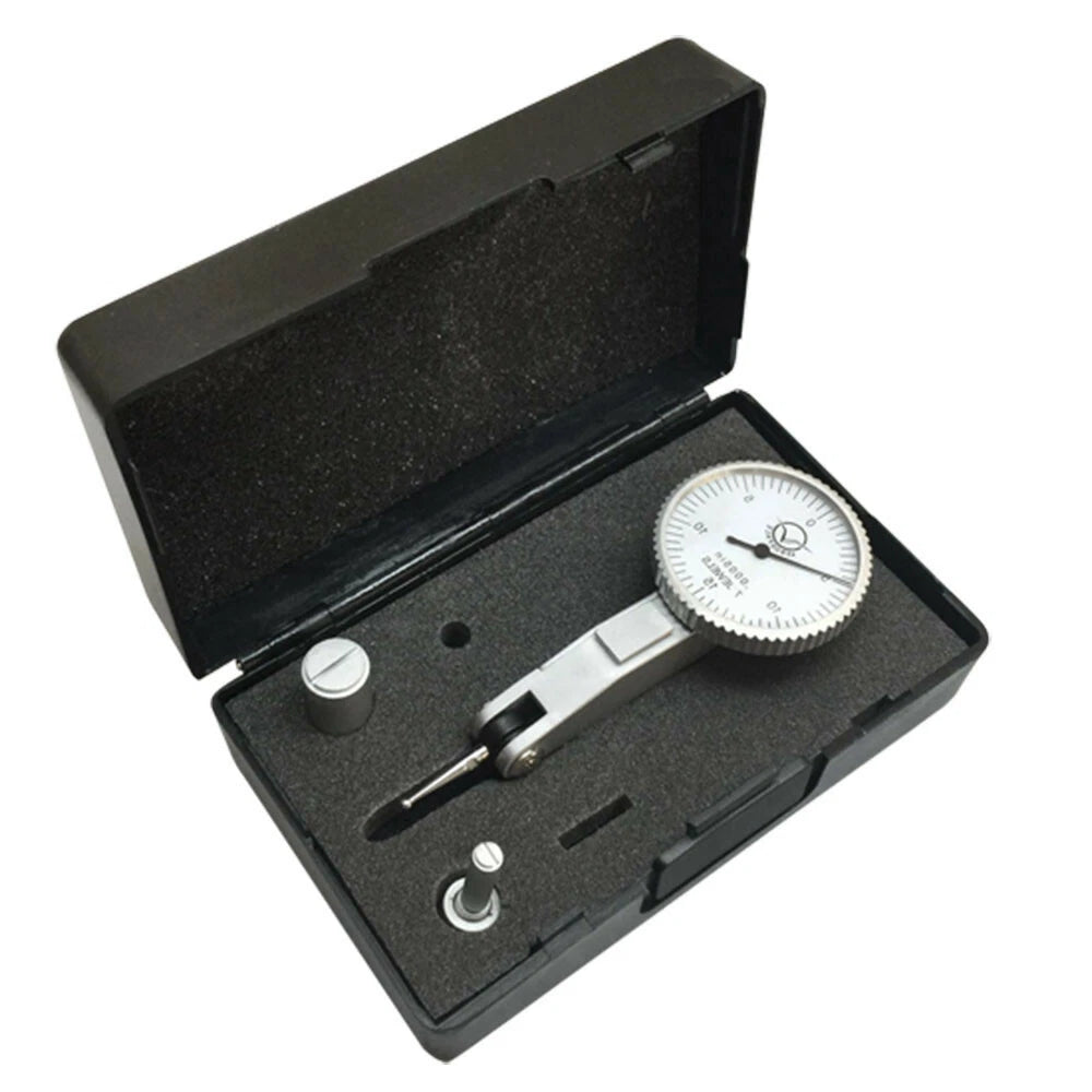 0.0005" Dial Test Indicator 0-15-0 Reading White Face 7 Jewels For
