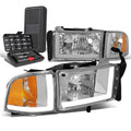 For 1994-2002 Dodge Ram Truck Led Drl Smoked Amber | Built Supply Co