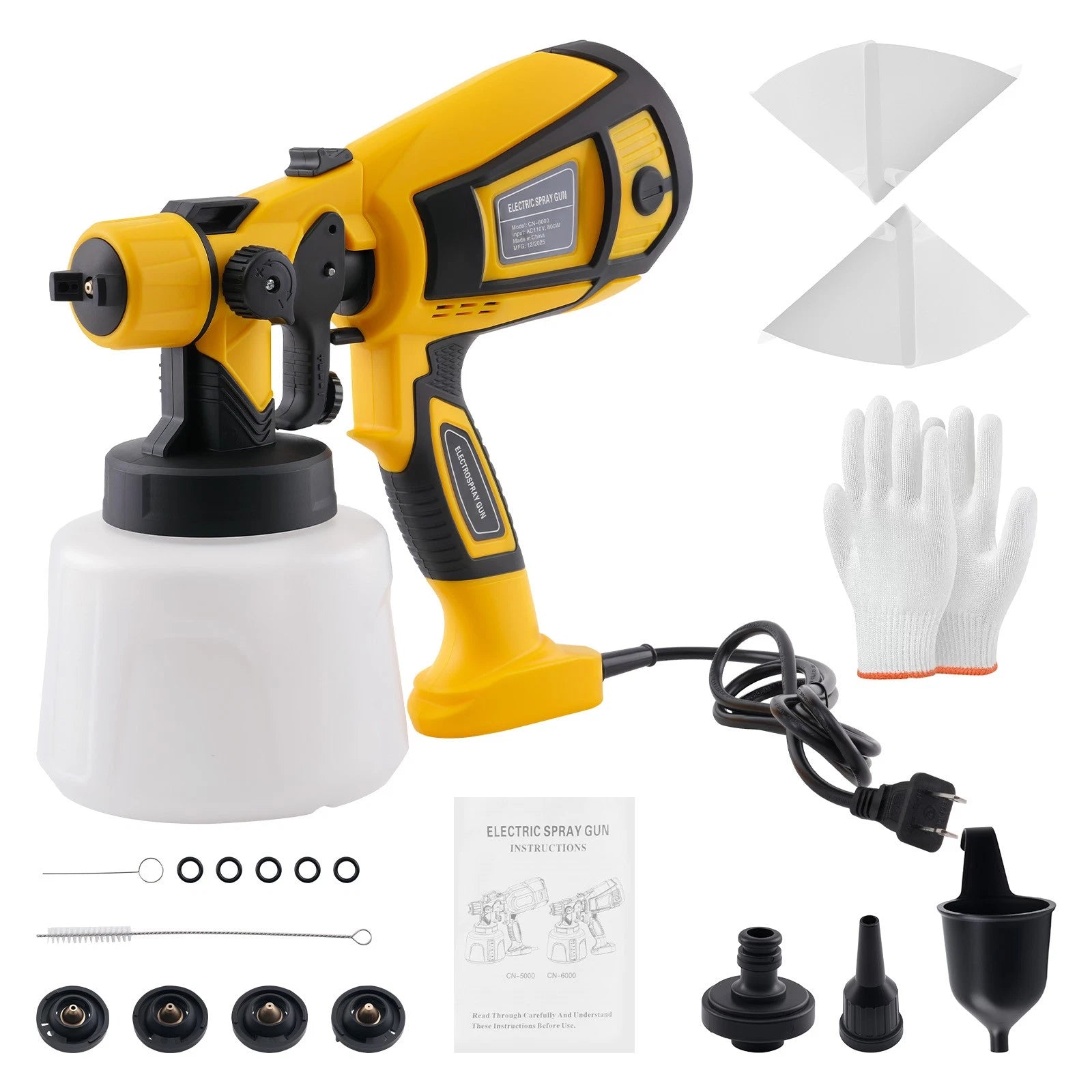 Cordless High Pressure Paint Sprayer Electric Hvlp | Built Supply Co