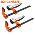 Jorgensen 2Pack 8-inch Bar Clamp Set Quick Release Gear Clamp 600lbs Load Limit