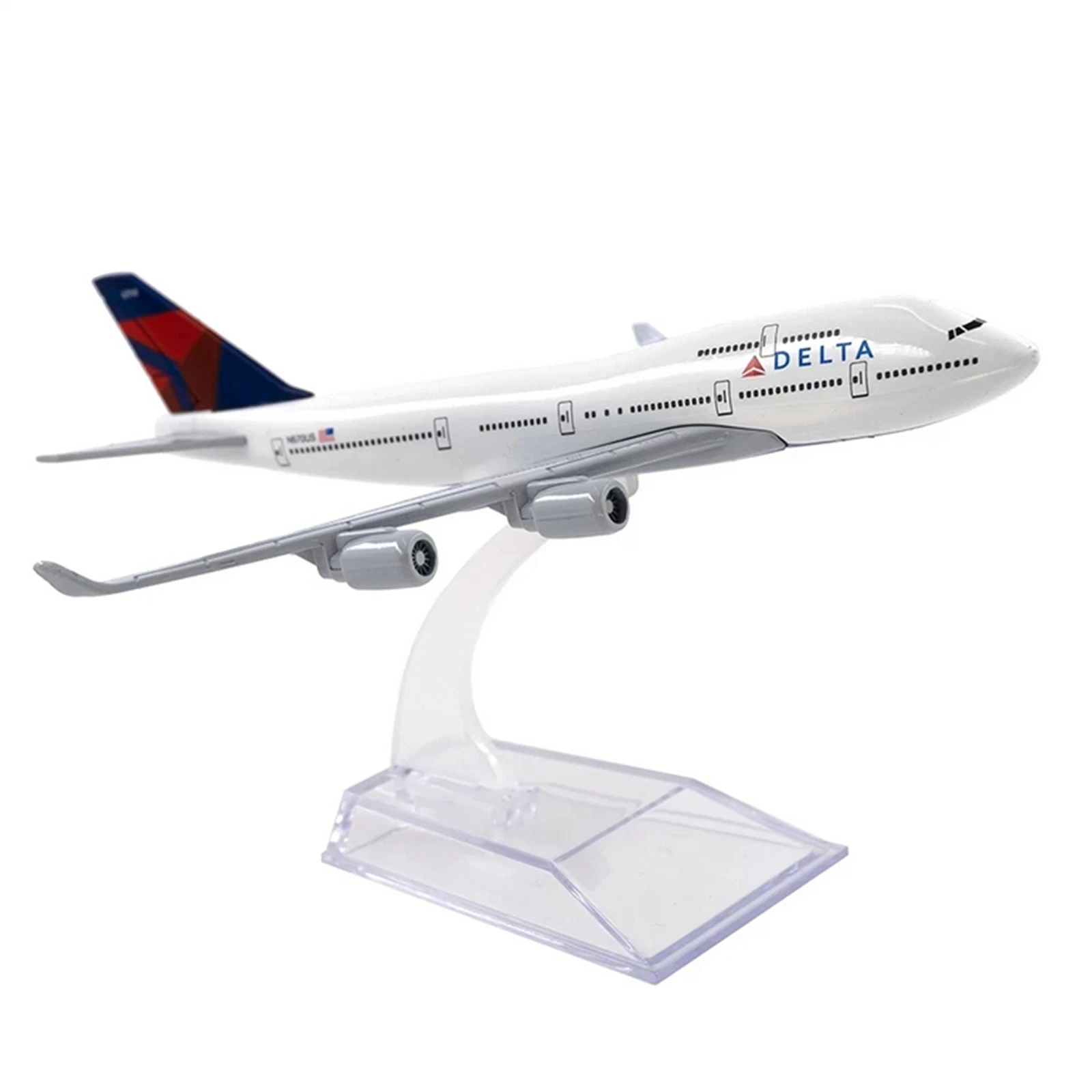 1/400 Scale 16cm Delta B747 Alloy Plane Model Diecast Airplane