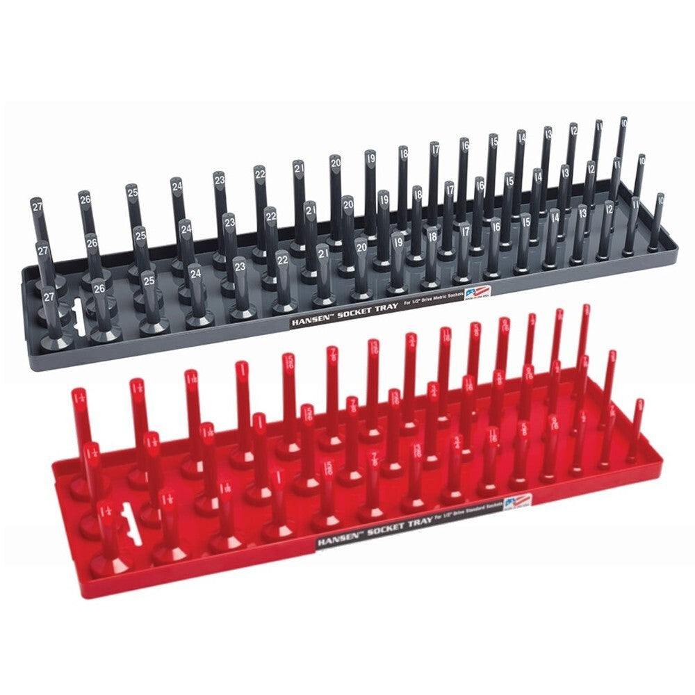 Hansen 1/2" Socket Tray Organizer Holder Set