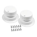 Rv Plumbing Vent Cap Set For 1 To 2-3/8 Od Pipes For Trailers Use