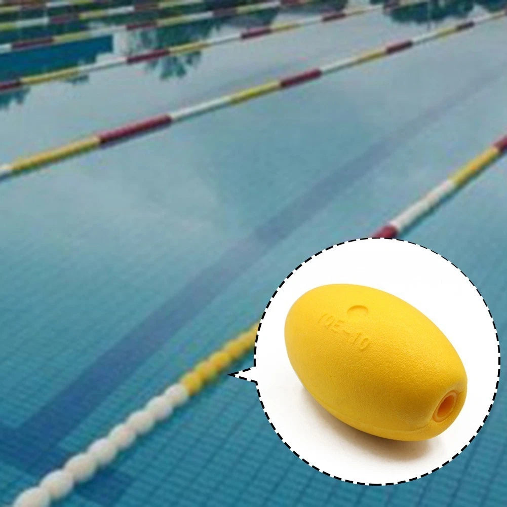 Yellow Fishing Net Buoys Hard Foam Float Anti-collision Elastic-rope