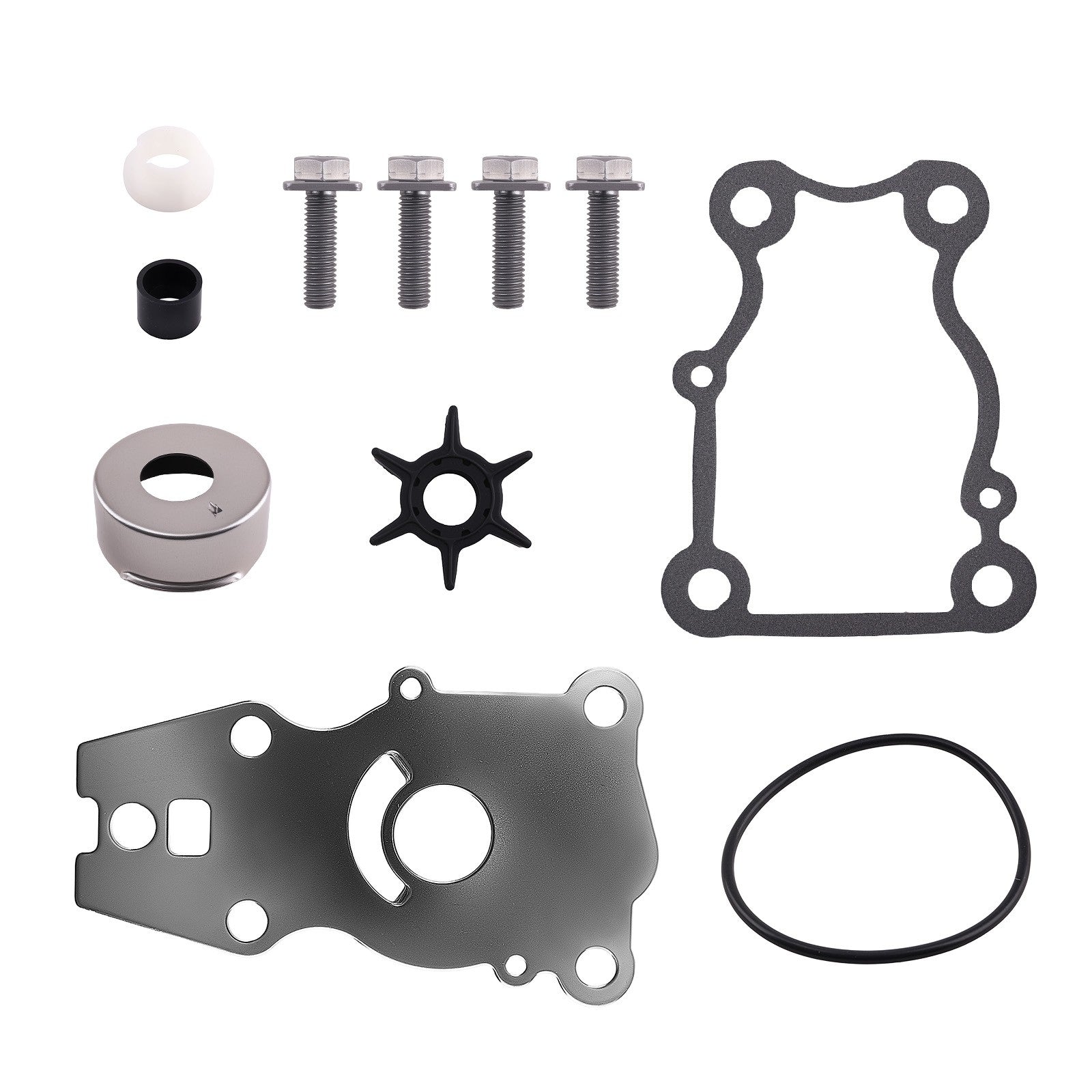 Water Pump Impeller Repair Kit for Yamaha 25 30 40 HP Outboard