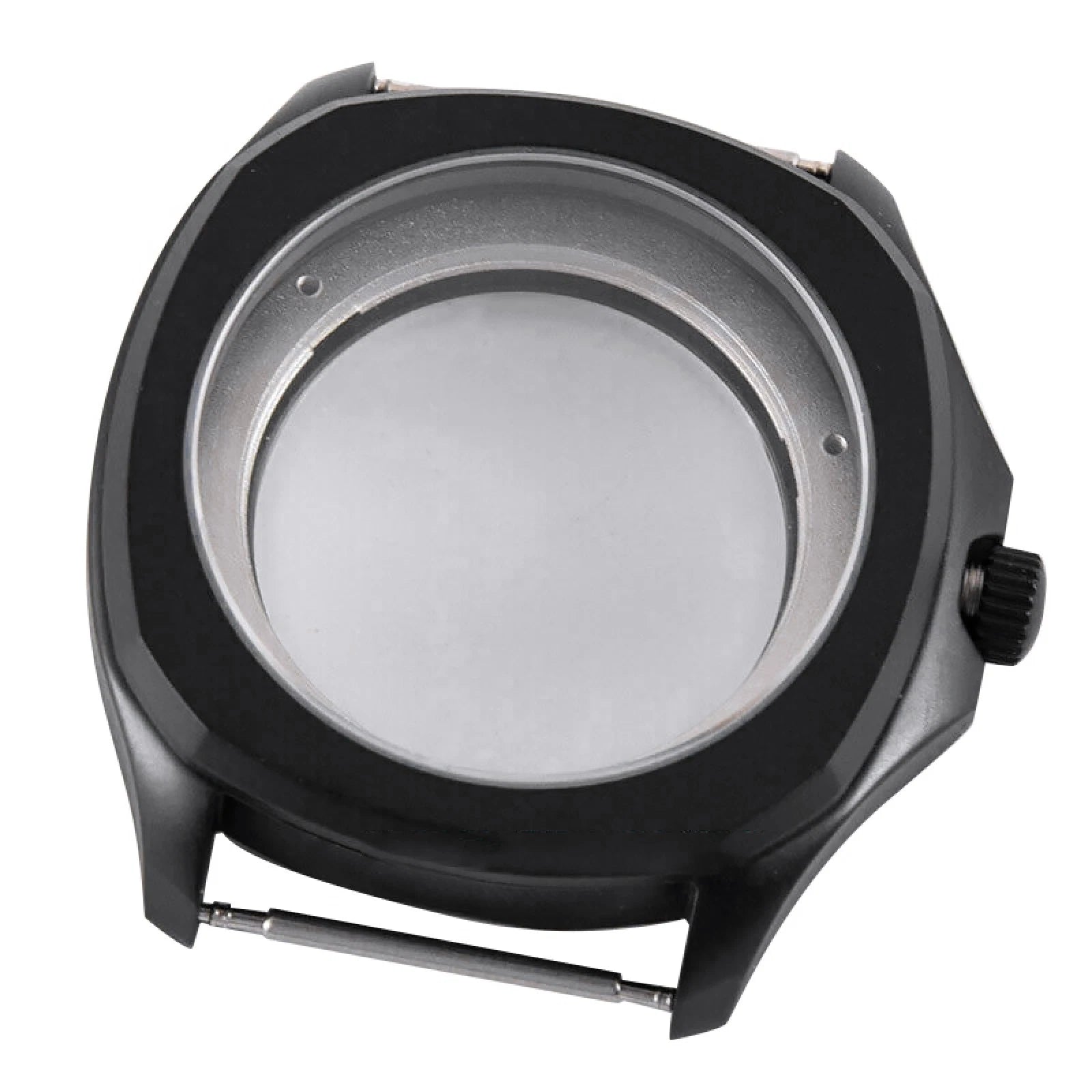 40mm Steel Sapphire Crystal Watch Case For Miyota 8215 Eta 2824 2836