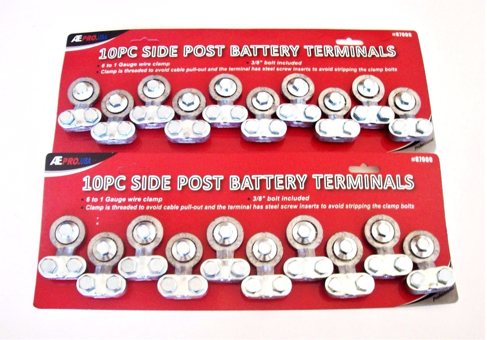 ATE Professional Heavy Duty Side Post Replacement Battery Terminals by ATE
