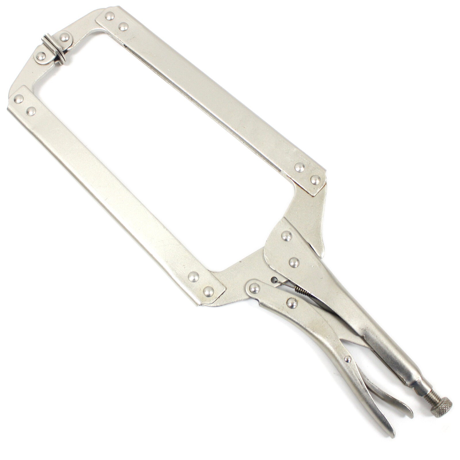 18" Locking C-Clamp Pliers with Swivel Pads by Unbranded