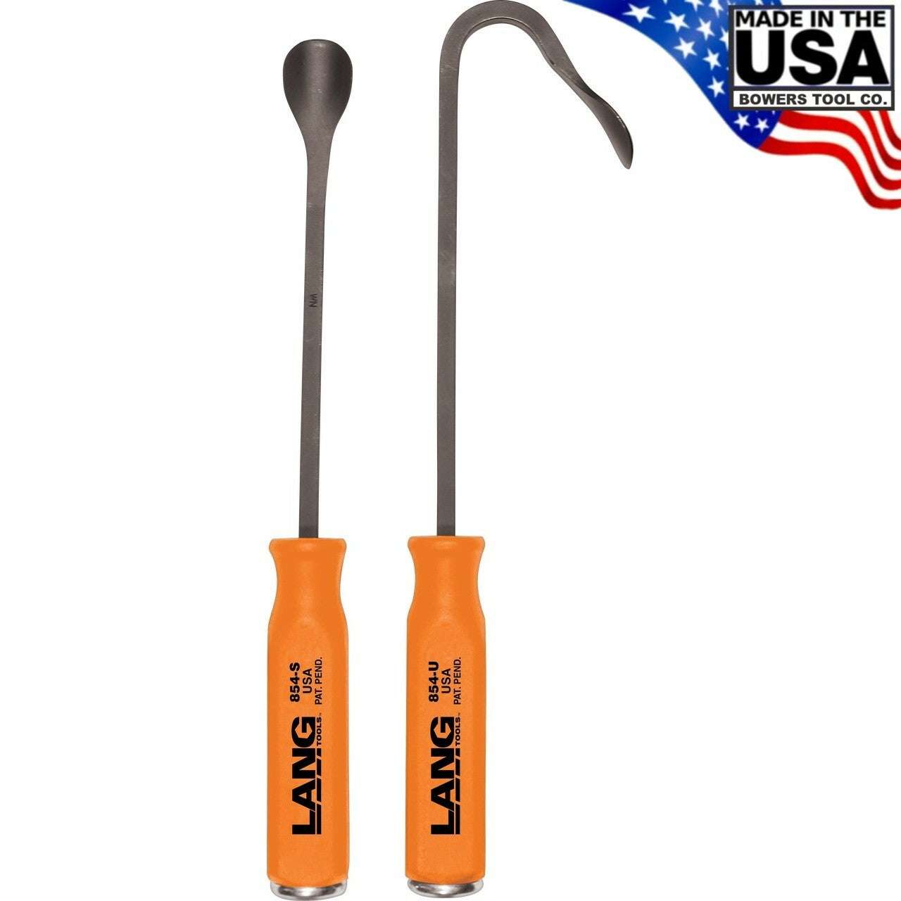 Lang 2pc Hose Removal Installer Set Straight and Curved