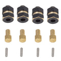 Brass Extended Hex Adapters Replacement Parts For Axial Scx24 1/24 Rc