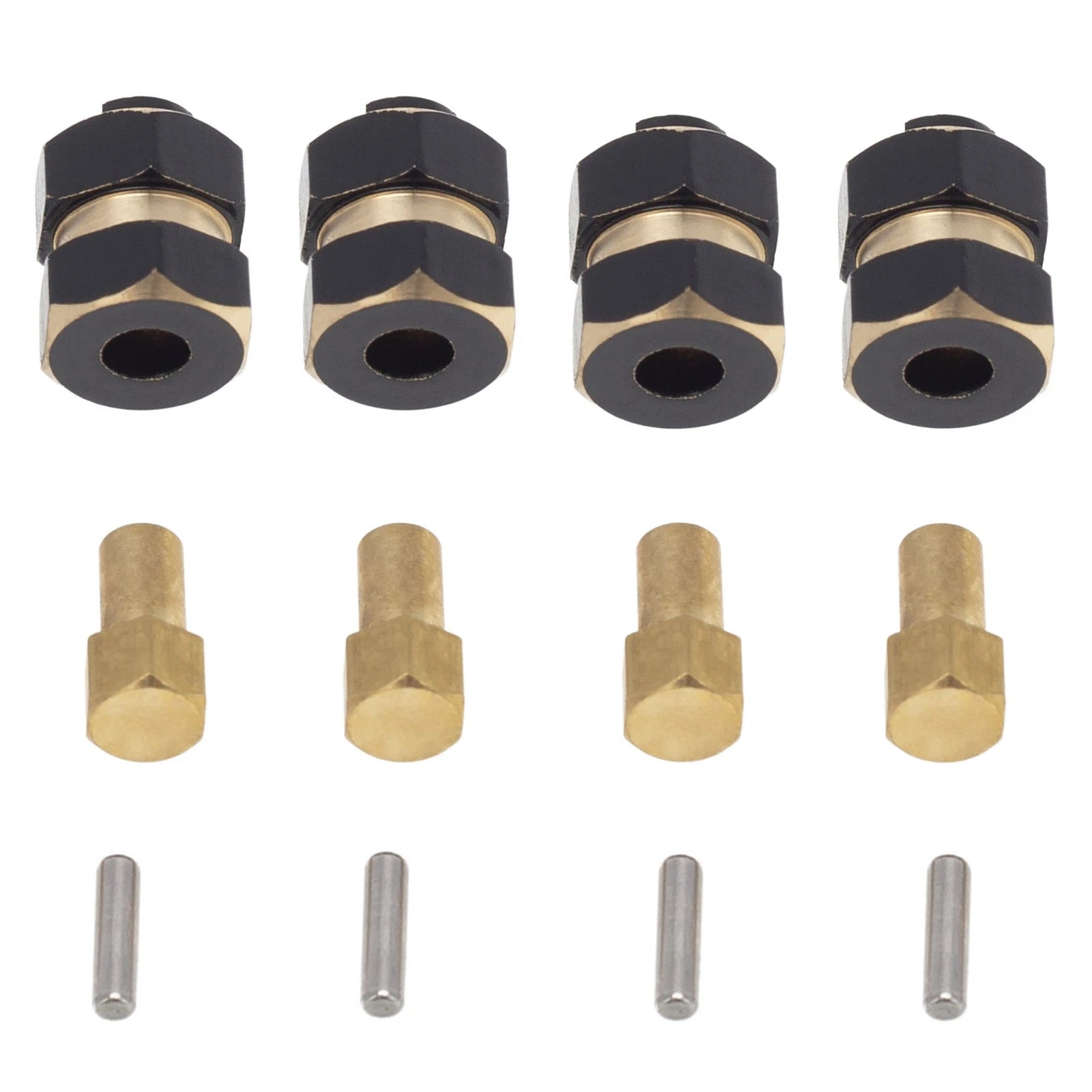 Brass Extended Hex Adapters Replacement Parts For Axial Scx24 1/24 Rc