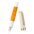 Fountain Pen F Nib 0.5mm Beautiful Acrylic Short Pocket Pen Business