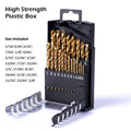 1/16"-3/8" M35 Cobalt Jobber Length Twist Drill Bits Set by Unbranded