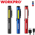 Workpro 450 Lumen Usb Rechargable Led Flashlight Uv Black Light