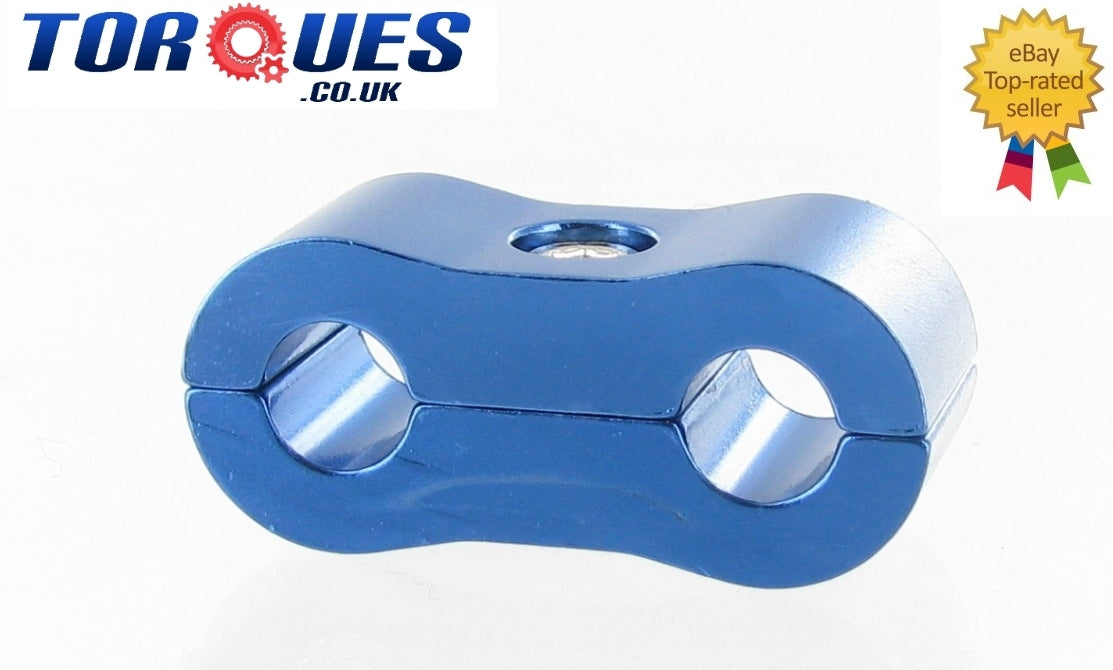 AN -3 (AN3) 6.4mm Blue Billet Brake Hose Separator