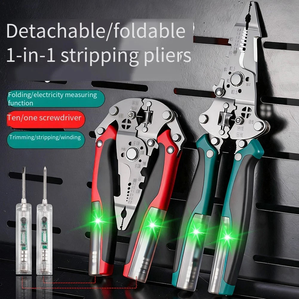 11 In 1 Wire Strippers With Measurement For Electrical Work