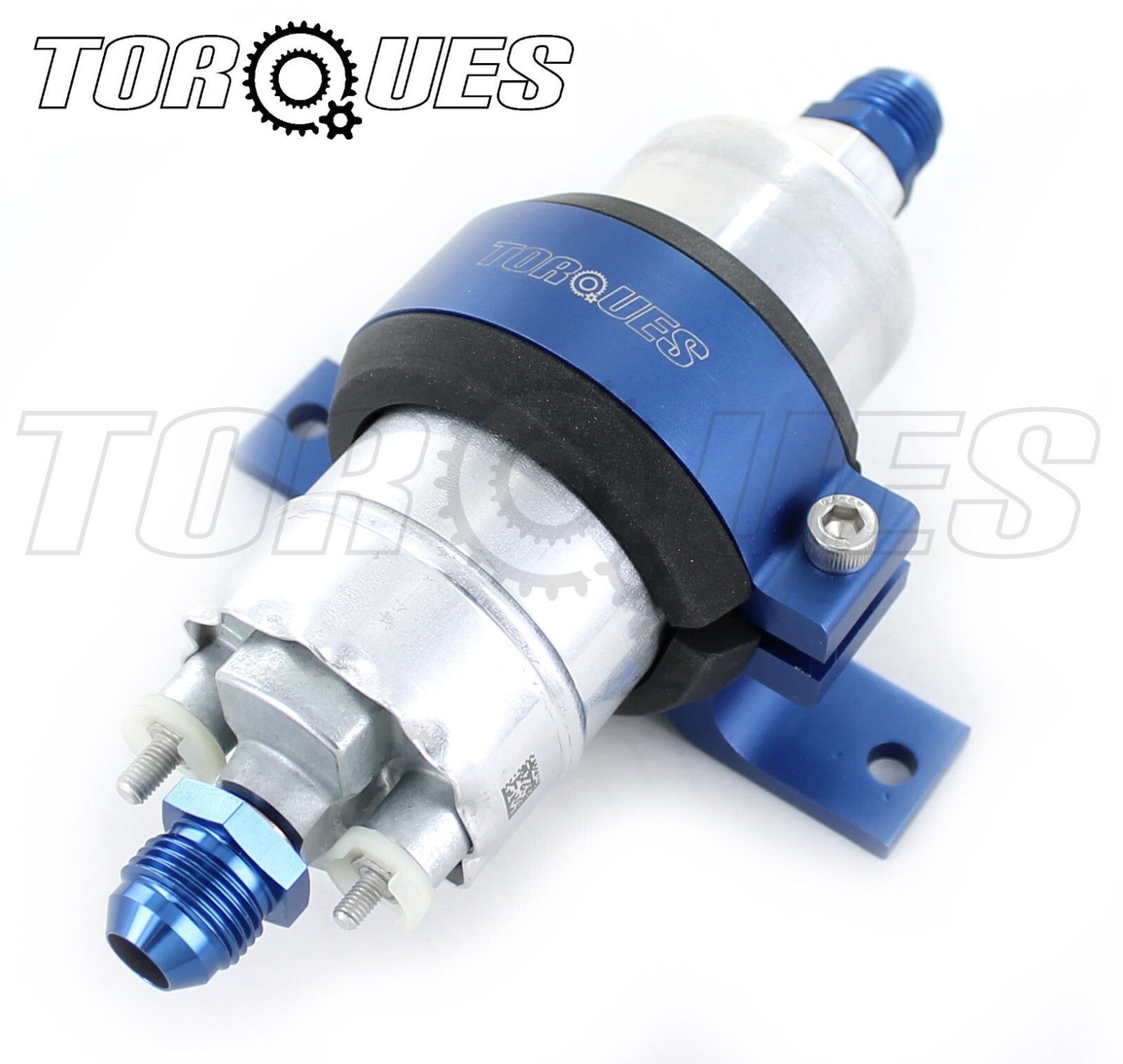 Bosch 0580464200 Fuel Pump With AN-8 Out / AN-8 In Adapters And Billet
