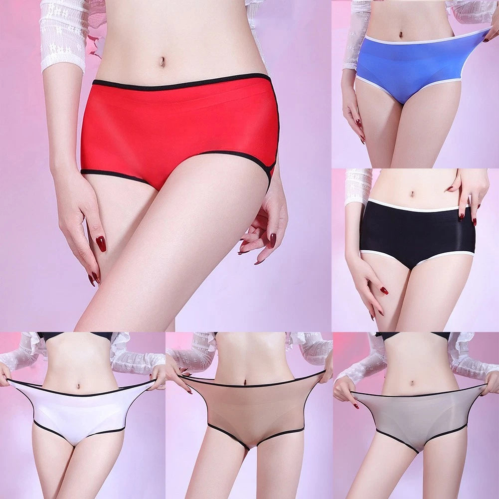 Stylish Shiny Seamless Boxers Comfortable Fit For Men And Women