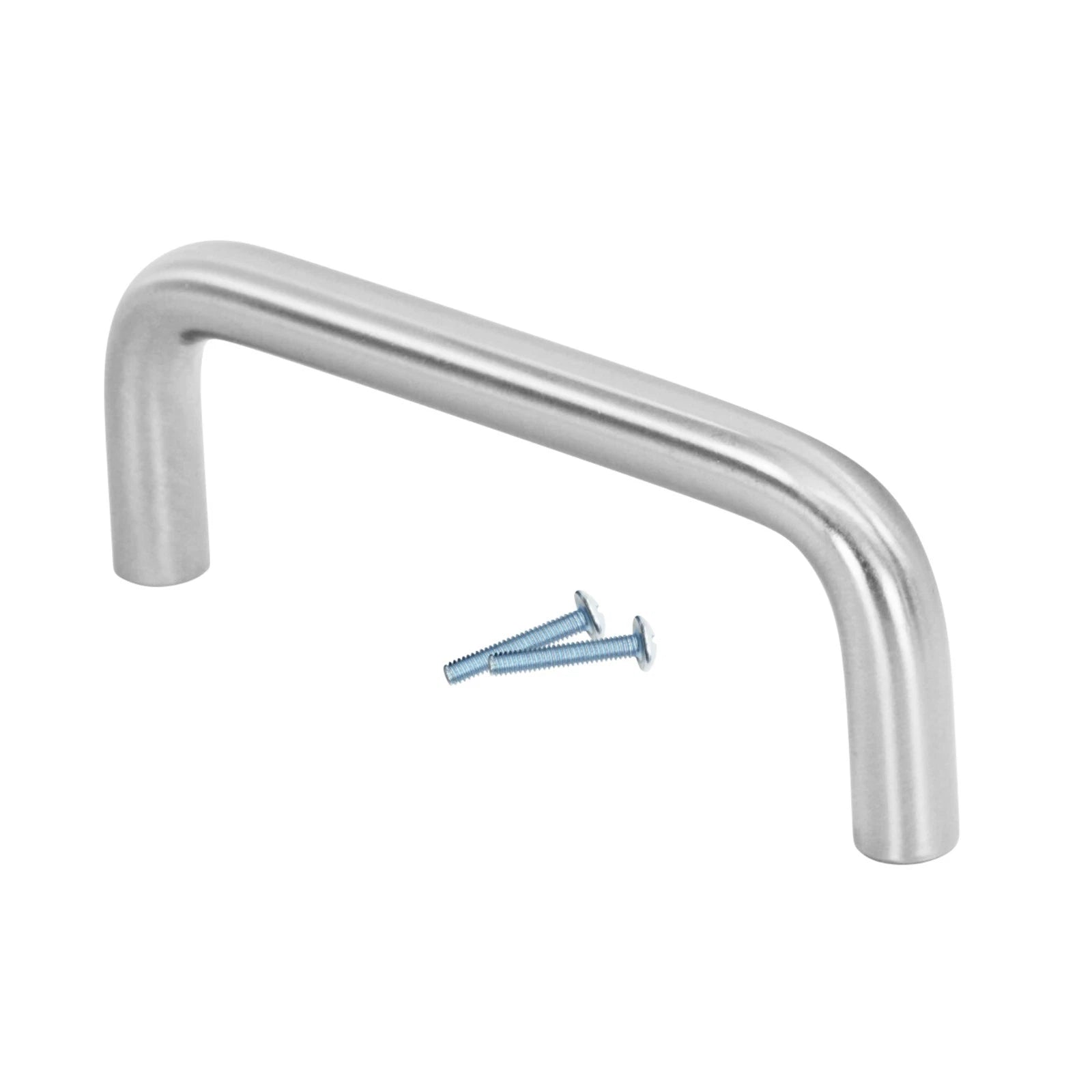 Modern Wire Style Overall Length 3-5/16", Brushed Nickel, Cabinet