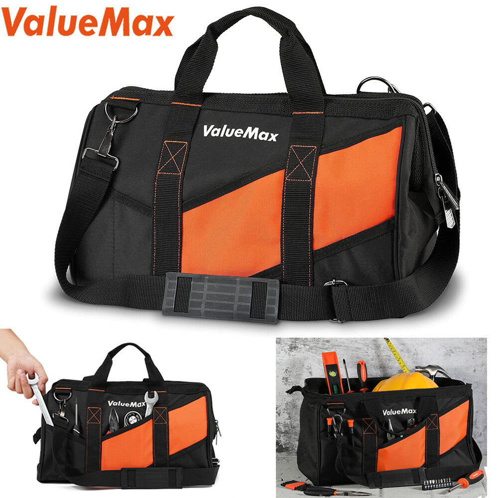 Valuemax 16" Wide Mouth Tool Organizer Tote Bag