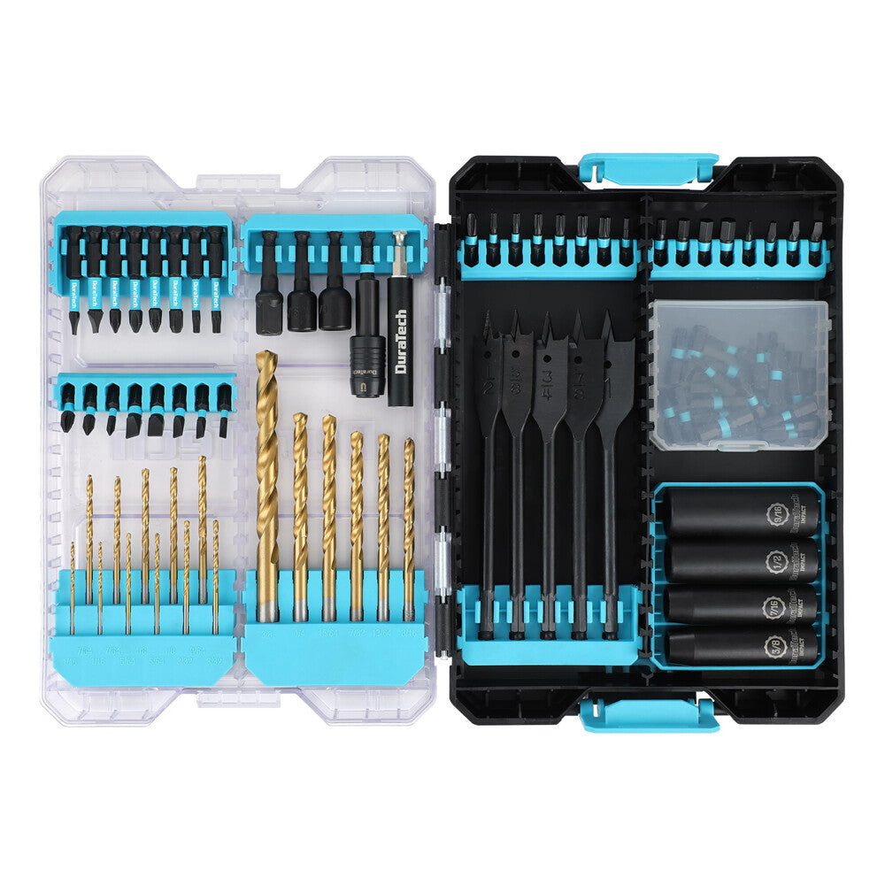 DuraTech 87PC Impact Screwdriver Bit Drill Bit Set by DuraTech