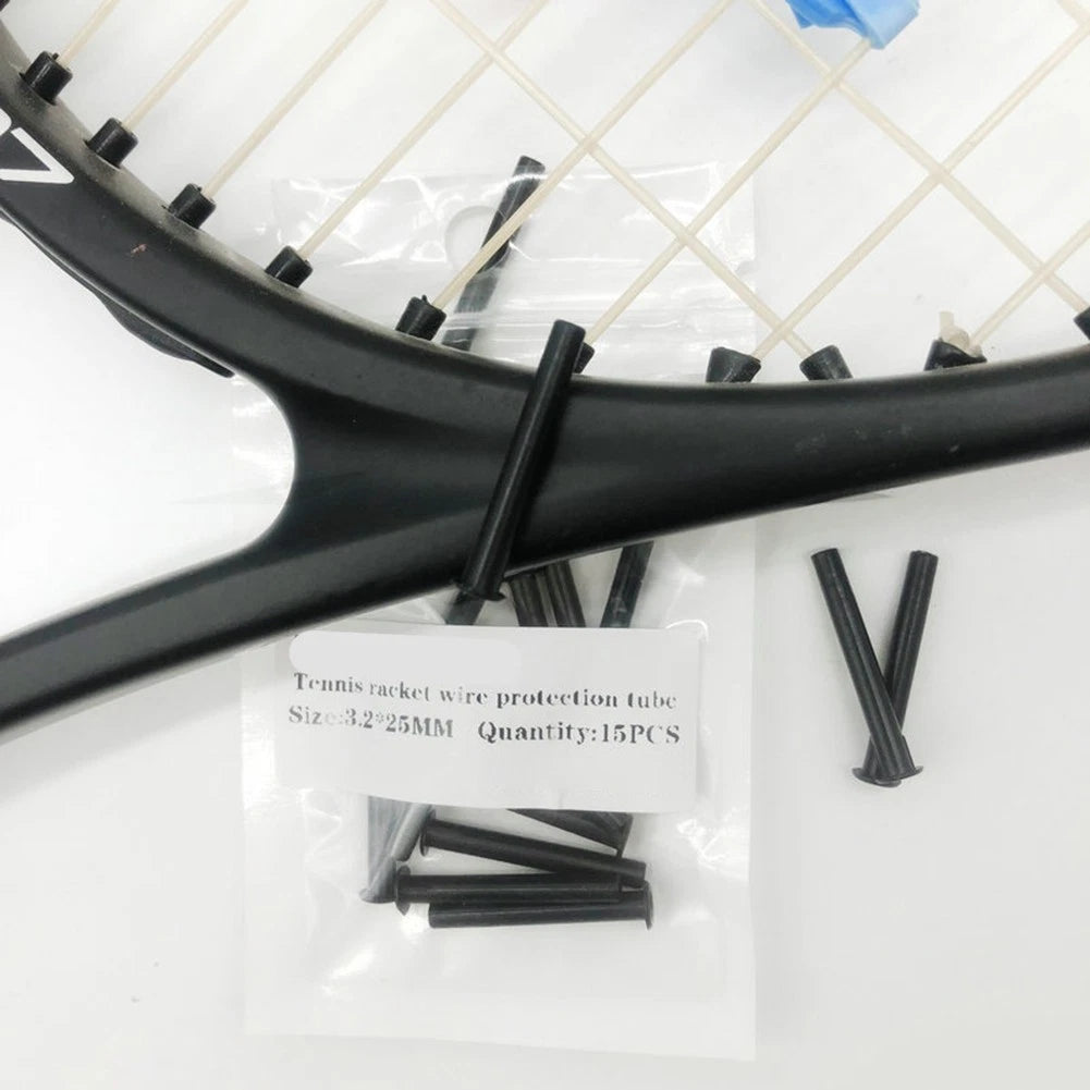 Tennis Racket String Protection Tubes Nylon For Single Double Hole Use