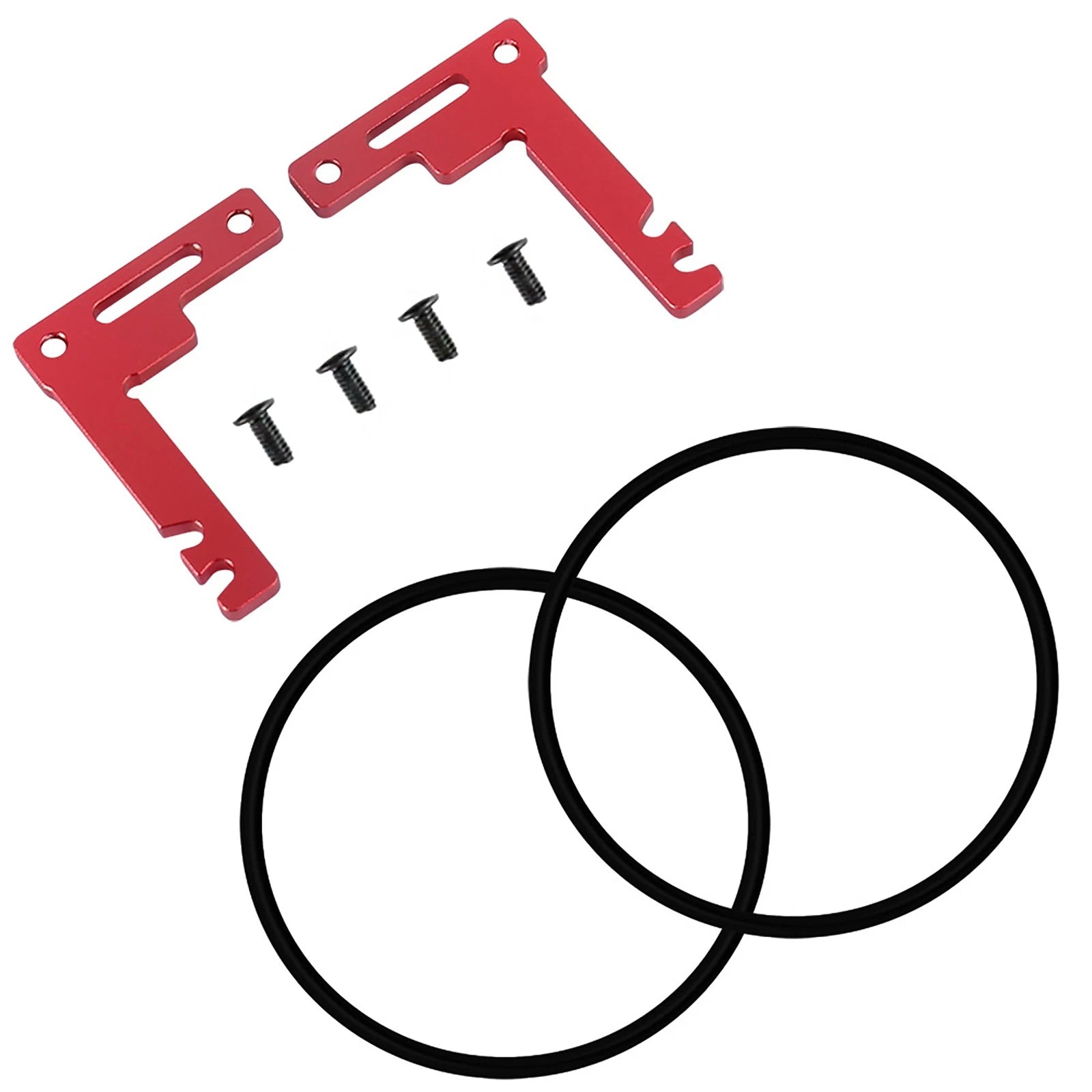 Hard Aluminum Short Battery Holder Bracket Set For Tamiya Tt02 Series