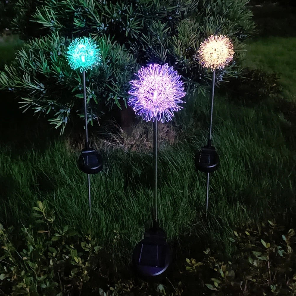 Solar Garden Lamp Dandelion Design For Lawn Patio And Flower Bed
