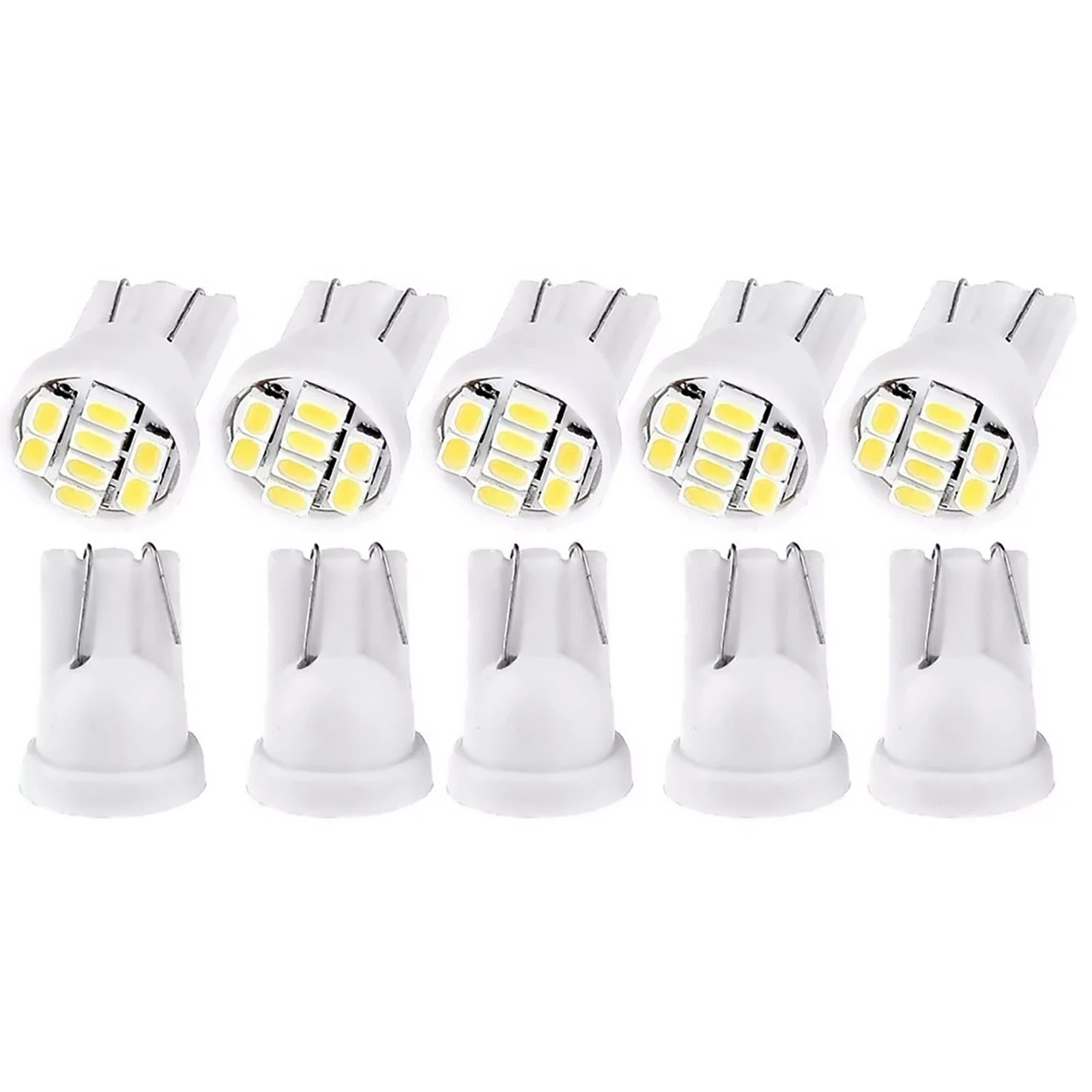 T10 White 12V 8 Smd Led Interior Dome Map License Light Bulb Door