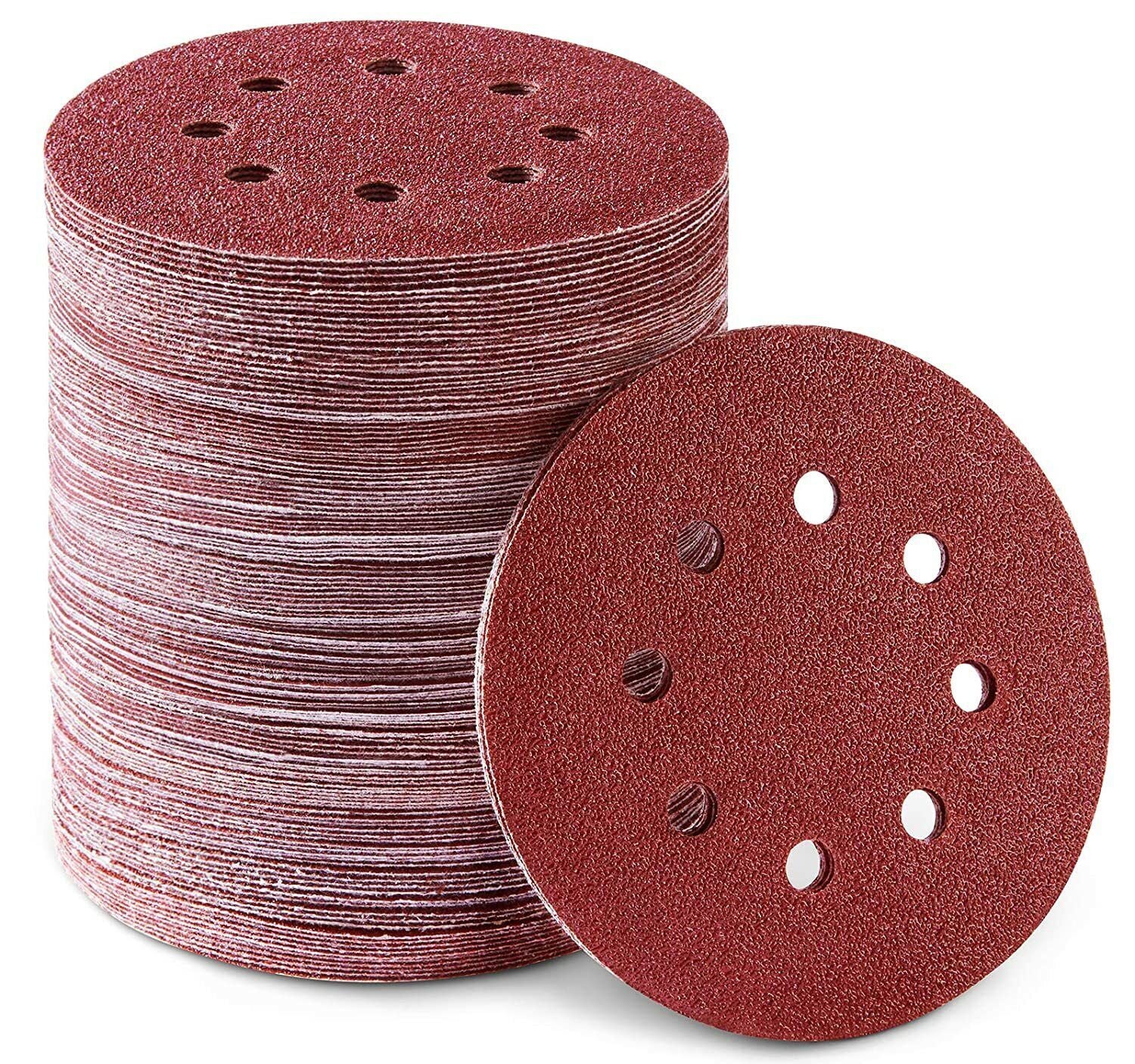 SATC 120pc Sanding Disc Hook Loop 8-Hole by SATC