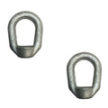 3/8" Hot-dipped Galvanized Eye Nut 1/2"-13 Tap, 2250 Lb Wll Lifting