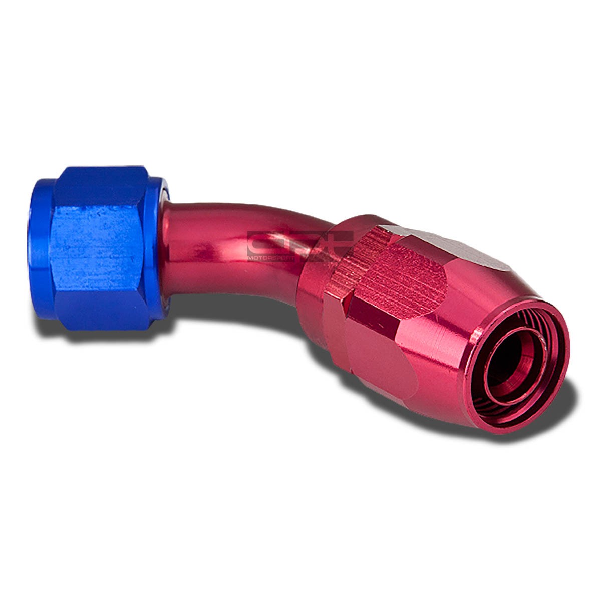 8an An8 8-an 45 Swivel Anodized Oil Fuel Fluid Line Hose End Fitting