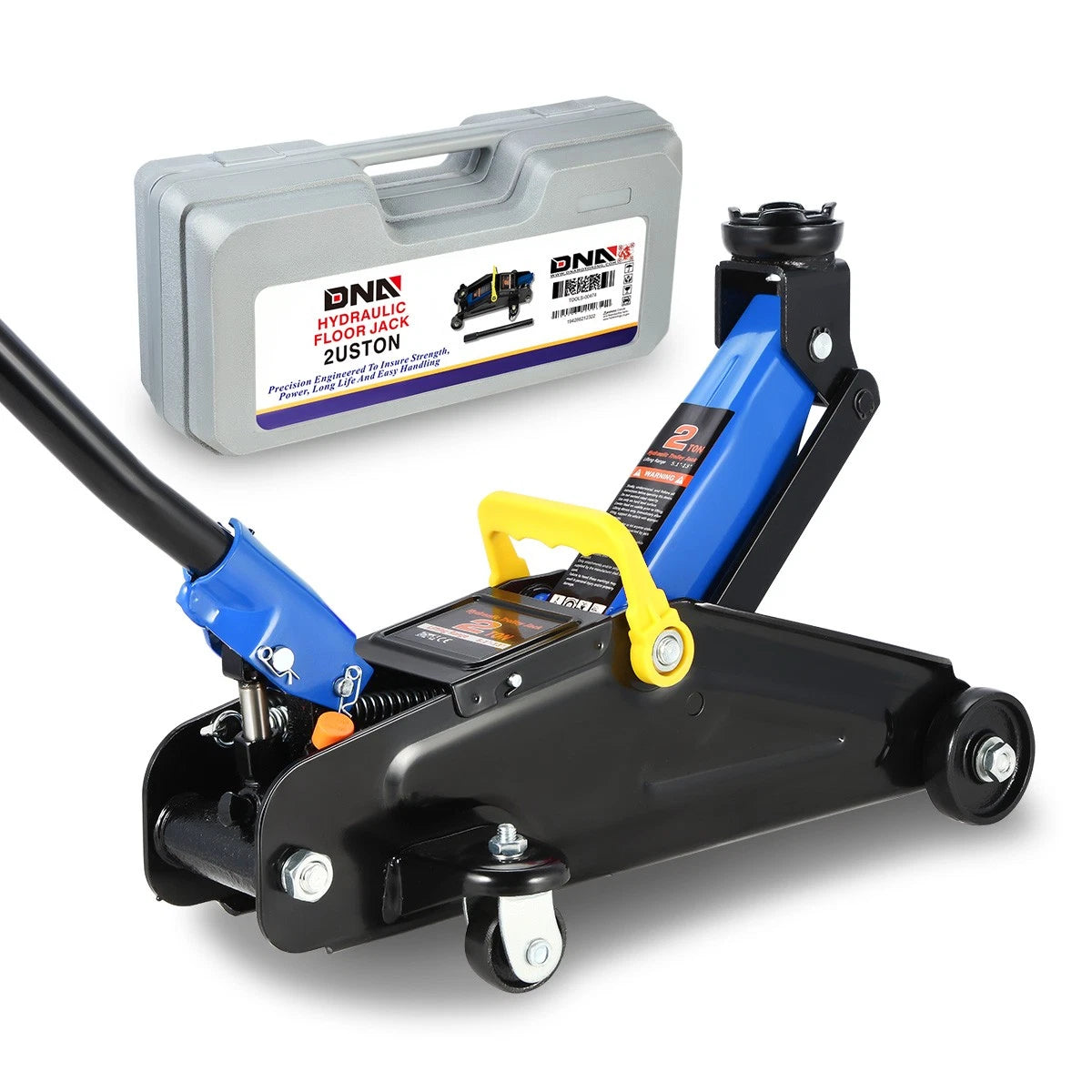 Blue 2 Ton Steel Low Profile Hydraulic Floor Jack | Built Supply Co