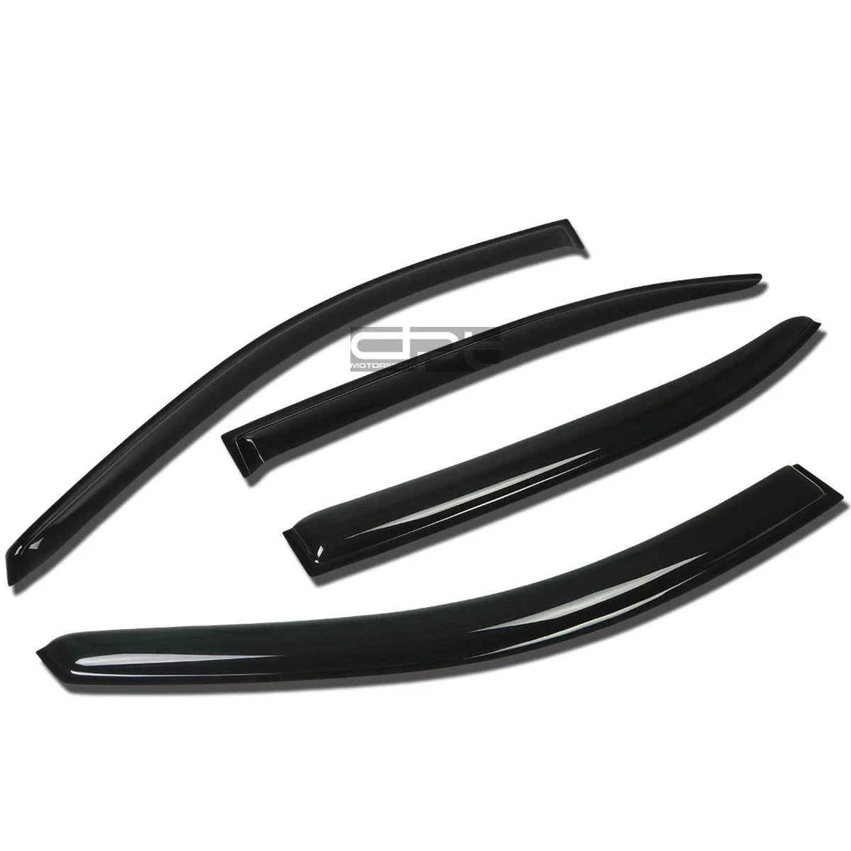 Fit 08-12 Accord 4dr Cp2 Smoke Tint Window Visor/wind Deflector Vent